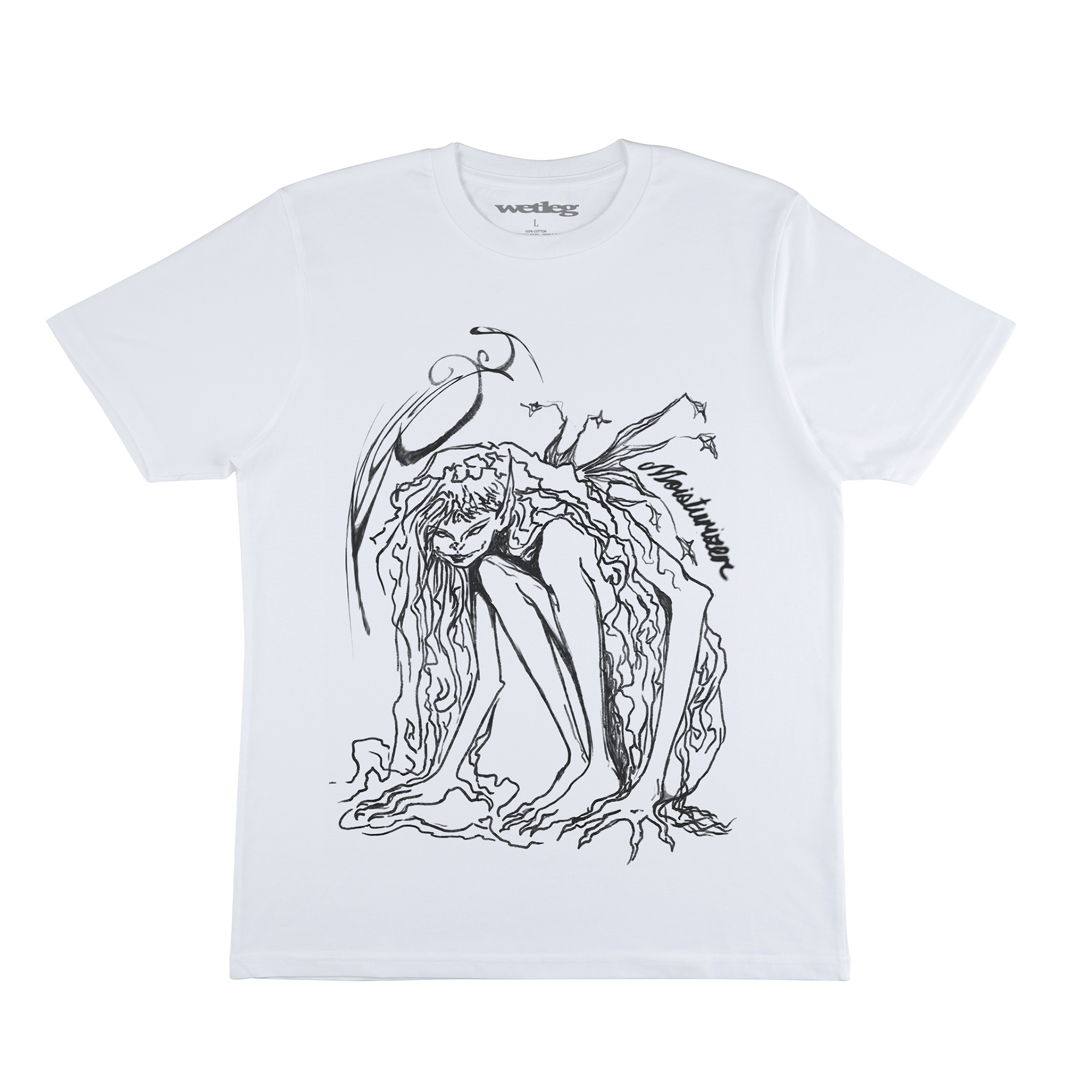 goblin white tee | Wet Leg goblin white tee | Wet Leg